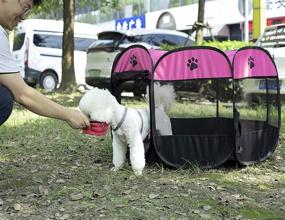 img 2 attached to Portable Foldable 8 Panel Playpen Storage