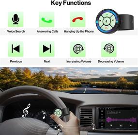 img 1 attached to 📱 ATOTO AC-44F8 Watchband Style Wireless Remote Control with Luminous Buttons and Key Mapping - Compatible with ATOTO Car Stereos and Other Brands, Ideal Substitute for Steering Wheel Controls