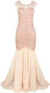 🍾 champagne sequin flapper evening dress for women by prettyguide logo