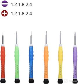 img 3 attached to 🔧 KER Precision Screwdriver Set of 6 for Eyeglass, Glasses, Sunglasses, Electronics, Small Toys, PC, Clock and Watch - Professional Mini Screwdriver Repair Tool Kit (One)