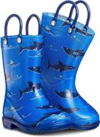 👦 zoogs kids printed rainboots boys' shoes - outdoor: splash-proof style and durability for boys логотип