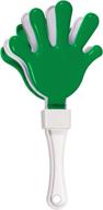 🎉 get the party started with the 12-pack green/white hand clapper noise makers! логотип