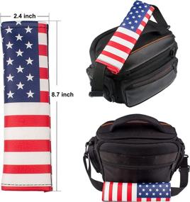 img 2 attached to Universal American US Flag Car Seat Belt Pads