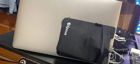 img 8 attached to Держатель для переноски внешнего жесткого диска Epessa Stick-On, портативный многоразовый карманный чехол для хранения стилуса, беспроводной мыши, кабелей, наушников, совместимый с ноутбуком MacBook и Ipad