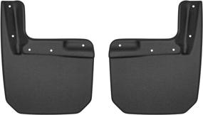 img 4 attached to 🐾 Husky Liners Front Mud Guards - Black (58151) for 2018-2021 Jeep Wrangler - 2 Pcs Set: a Review