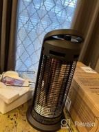 img 1 attached to Stay Warm And Comfortable With The 2-In-1 Space Radiant Heater: 120° Oscillation, 1500W Power, 4 Heating Modes, Dual-Protection, And Quiet Fast Heating For Indoors And Outdoors review by Steven Hanson