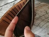 img 1 attached to 🧳 Jack&Chris Slim Leather Zipper Card Wallet MBNM026 for Credit Card Organization and Storage review by Todd Roybal