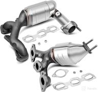 🚗 epa compliant autosaver88 catalytic converters for 01-07 ford escape, 01-06 mazda tribute, and 05-07 mercury mariner 3.0l (bank 1 and bank 2) - compatible & efficient! logo