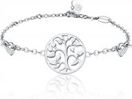 blinggem 925 sterling silver bracelet - a faithful gift for mom, wife, and girlfriend on birthday or anniversary logo