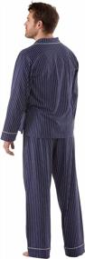 img 3 attached to Cozy Up With PajamaGram Men'S Classic PJs - 100% Cotton Sets