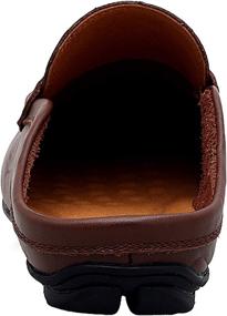 img 2 attached to 👞 Breathable Leather Men's Shoes: Go Tour Slippers at Mules & Clogs - Lightweight and Airy Comfort