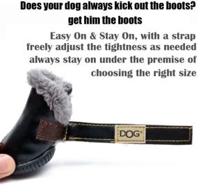 img 2 attached to 🐾 Winter-Proof Your Pup's Paws with QIAONIUNIU Dog Shoes – Waterproof & Skidproof Boots for Ultimate Protection on Snow/Ice Pavement