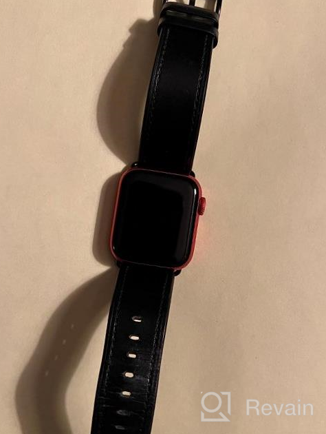 img 1 attached to Upgrade Your Apple Watch Style With OUHENG Genuine Leather Band In Dark Brown With Black Adapter review by Rebecca Arrington