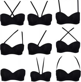 img 3 attached to Ultimate Lift And Support: Strapless Convertible Pushup Bra With Multiway Options And Two Cup Sizes Up