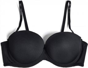 img 2 attached to Ultimate Lift And Support: Strapless Convertible Pushup Bra With Multiway Options And Two Cup Sizes Up