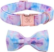 🎀 elegance meets comfort: little tail dog collar with bow for small, medium & large dogs logo