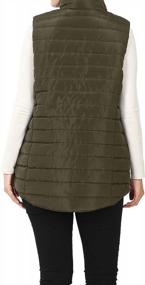 img 2 attached to Quilted Women'S Vest With Side Pockets And Stylish Snap Button Details