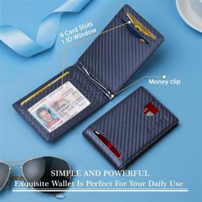 img 3 attached to 💼 Streamlined Bifold Pocket Wallet: Optimal Men's Accessory for Wallets, Card Cases & Money Organizers