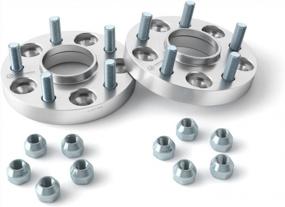 img 4 attached to StanceMagic - 1 Inch (25Mm) Hubcentric Wheel Adapters Spacers With Lip Converts 5X100 To 5X114.3 (Changes Bolt Pattern), 56.1Mm Bore, 12X1.25 Studs, Compatible With Scion FR-S FRS And Many Subaru 2Pcs