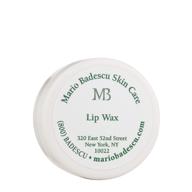 mario badescu lip wax in a jar logo