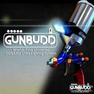 🔫 gunbudd universal automotive spray paint gun with advanced cob/led ultra lighting system логотип