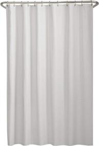 img 4 attached to MAYTEX Microfiber Fabric Shower Curtain Liner - 70In X 72In, White