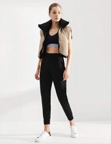 img 3 attached to High Waisted Yoga Joggers With Pockets For Women - Perfect For Running, Lounging And Fitness - AJISAI