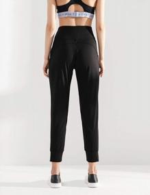 img 1 attached to High Waisted Yoga Joggers With Pockets For Women - Perfect For Running, Lounging And Fitness - AJISAI