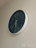 картинка 1 прикреплена к отзыву Rose Gold 13 Inch Silent Non-Ticking Quartz Sweep Battery Operated Wall Clock Decorative Home Office Clocks от Daniel Pierce