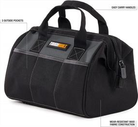 img 3 attached to ToughBuilt TB-77-12 12" Builder Bag - Durable & Reliable Construction Tool Storage