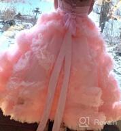 img 1 attached to Carat Girls' Clothing: Stunning V-Back Tulle Gowns review by Jon Conner
