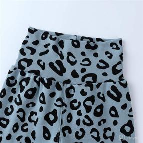 img 1 attached to Leopard Pajamas Cotton Toddler Sleepwear Apparel & Accessories Baby Boys : Clothing