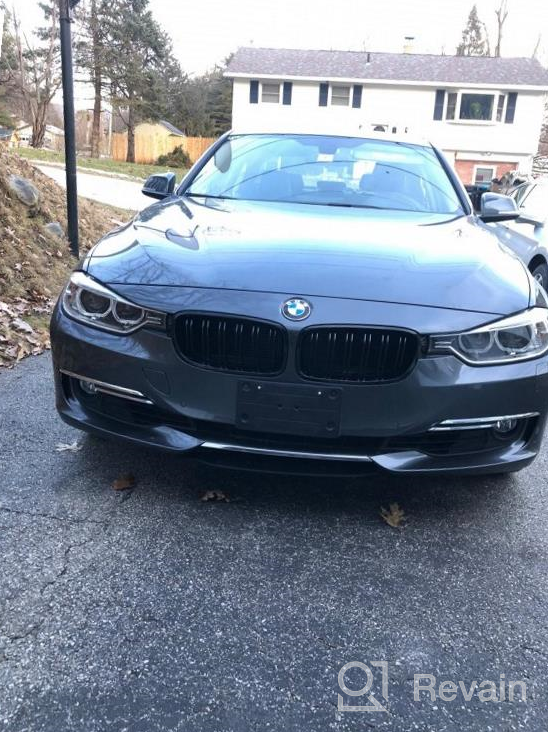 img 1 attached to BMW 3 Series F30 F31 2012-2018 Front Kidney Grille Grill Double Slats Gloss Black Zealhot F30 review by David Berry