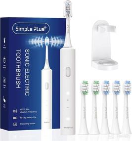 img 4 attached to 💎 Simple Plus Ultrasonic Toothbrush - Advanced Ultrasonic Technology for Optimal Dental Care