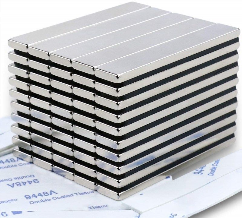 50 Pack Of Industrial Strength Neodymium Bar 2X Stronger And