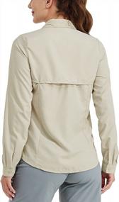 img 2 attached to Женская быстросохнущая рубашка с длинным рукавом для рыбалки и туризма с защитой от солнца SPF 50+ для активного отдыха