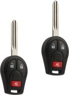 key fob keyless entry remote fits nissan rogue cube juke versa nv 2008 2009 2010 2011 2012 2013 2014 (cwtwb1u751) логотип