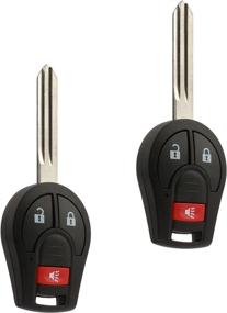 img 2 attached to Key Fob Keyless Entry Remote Fits Nissan Rogue Cube Juke Versa NV 2008 2009 2010 2011 2012 2013 2014 (CWTWB1U751)