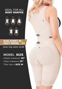 img 3 attached to Sonryse Postpartum Cesarean Shapewear Bodysuit: Colombian Reducing And Shaping Fajas