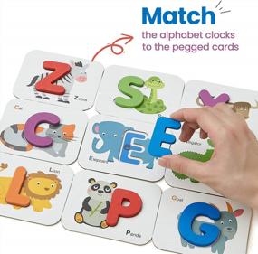 img 3 attached to Wooden Alphabet Flash Cards And Puzzle Set With Animal Counting Blocks And Sight Words Match Game - Perfect For Toddler Learning And Montessori Education - 3+ Years - 36 Cards And 37 Blocks Included