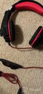 img 1 attached to BENGOO Pro Gaming Headset For PS4, PC, Xbox One Controller: Noise Cancelling Over Ear Headphones With Mic, LED Light, Bass Surround, Soft Memory Earmuffs. Perfect For Laptop, Mac, Wii, And More! review by Kyle Deel