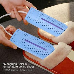 img 2 attached to ZJchao Electric Shoe Dryer, Boot Deodorizer 65℃ Boot Warmer Dryer With Heat Device Portable Boot Dryer Fast Dry Boot Drying Device Heating Shoe Dryers For Dormitory Home (Blue)