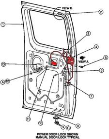img 3 attached to Replacement Unikpas Door Latch Assembly with Cable Rod for Ford E150 E250 E350 RH Side Hinged Door - Upgraded Latch
