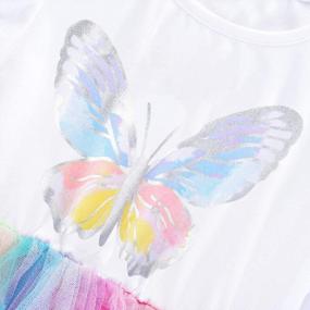 img 1 attached to Enchanting Unicorn Rainbow Tutu Dress For Flower Girl Birthdays By JerrisApparel