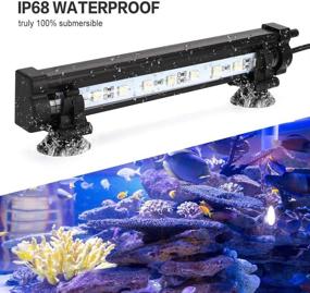 img 2 attached to 🐠 Upgraded DOCEAN LED Aquarium Light - IP68 Waterproof Fish Tank Light, Submersible Acrylic Fish Tank Light for Underwater Aquariums