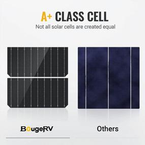 img 2 attached to BougeRV 9BB 100 Watts Mono Solar Panel,21.9% High Efficiency Half-Cut Cells Monocrystalline Technology Work With 12 Volts Charger For RV Camping Home Boat Marine Off-Grid