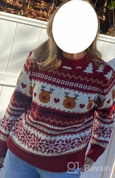img 1 attached to Festive And Cozy: Miessial Women'S Christmas Knit Sweater review by Sadik Pinger