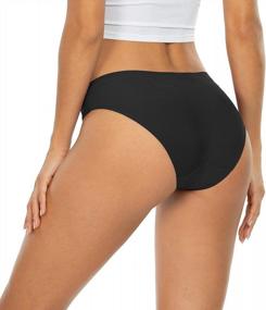img 1 attached to Comfortable And Stylish: GNEPH Women'S Seamless Hipster Underwear 5-Pack