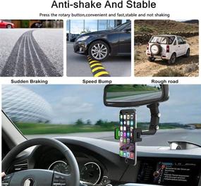 img 1 attached to 360°Rotatable Retractable Multifunctional Rearview Universal