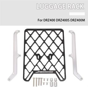 img 3 attached to 🏍️ JFG RACING Motorcycle Luggage Rack - Premium CNC DRZ400 Rack in Silver Finish for All DRZ400 and KLX400 Models